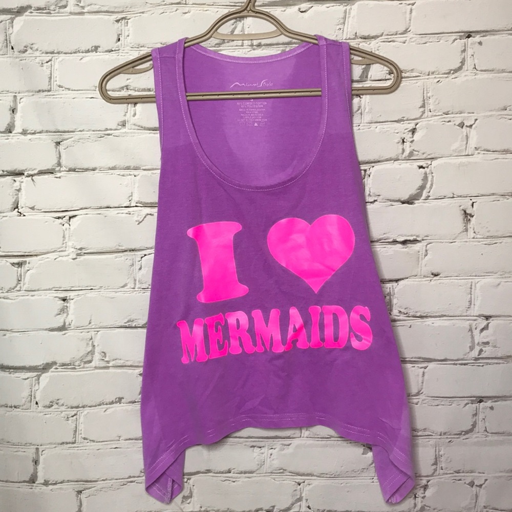 Miami Style I love Mermaids Tank Top